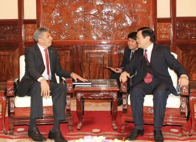 越南国家主席会见墨西哥驻越南大使